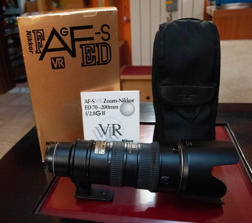 Nikon nikkor 70 200mm - af-s,